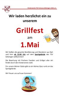 Grillfest TSV 1_Mai_22